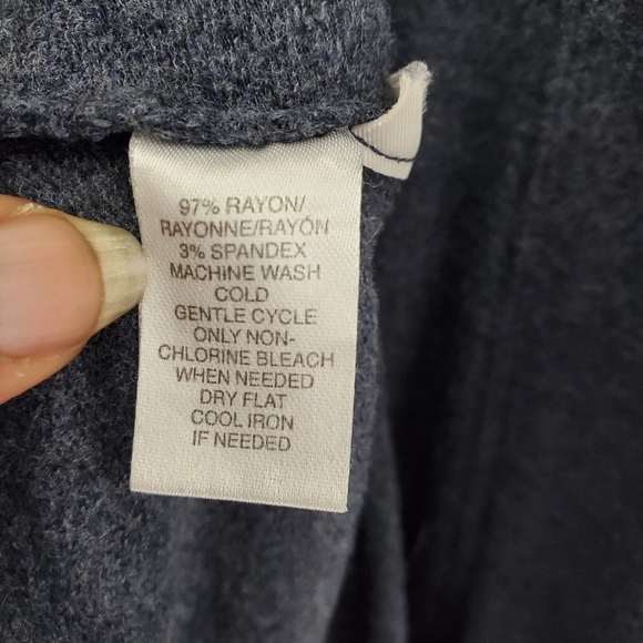 Lou & Grey Sleeveless Racerback Maxi Dress size SM Deep Blue - Picture 5 of 5